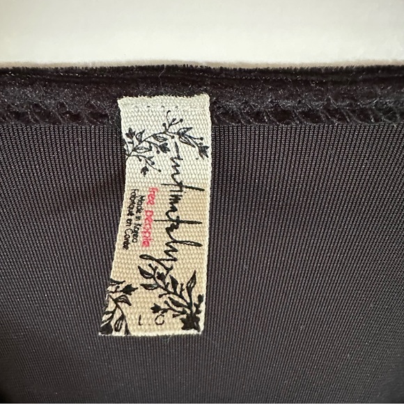 Like New Free People Velvet FP Intimately Maxi Slip Dress in Black - Picture 12 of 13